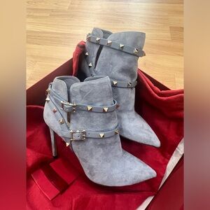 Valentino suede ankle boots